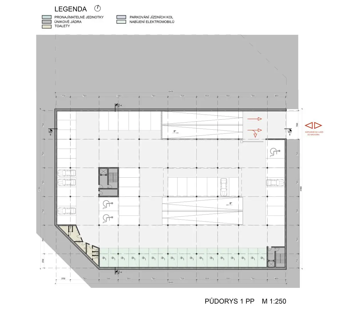 Parkovací dom pri krajskom úrade v Ostrave