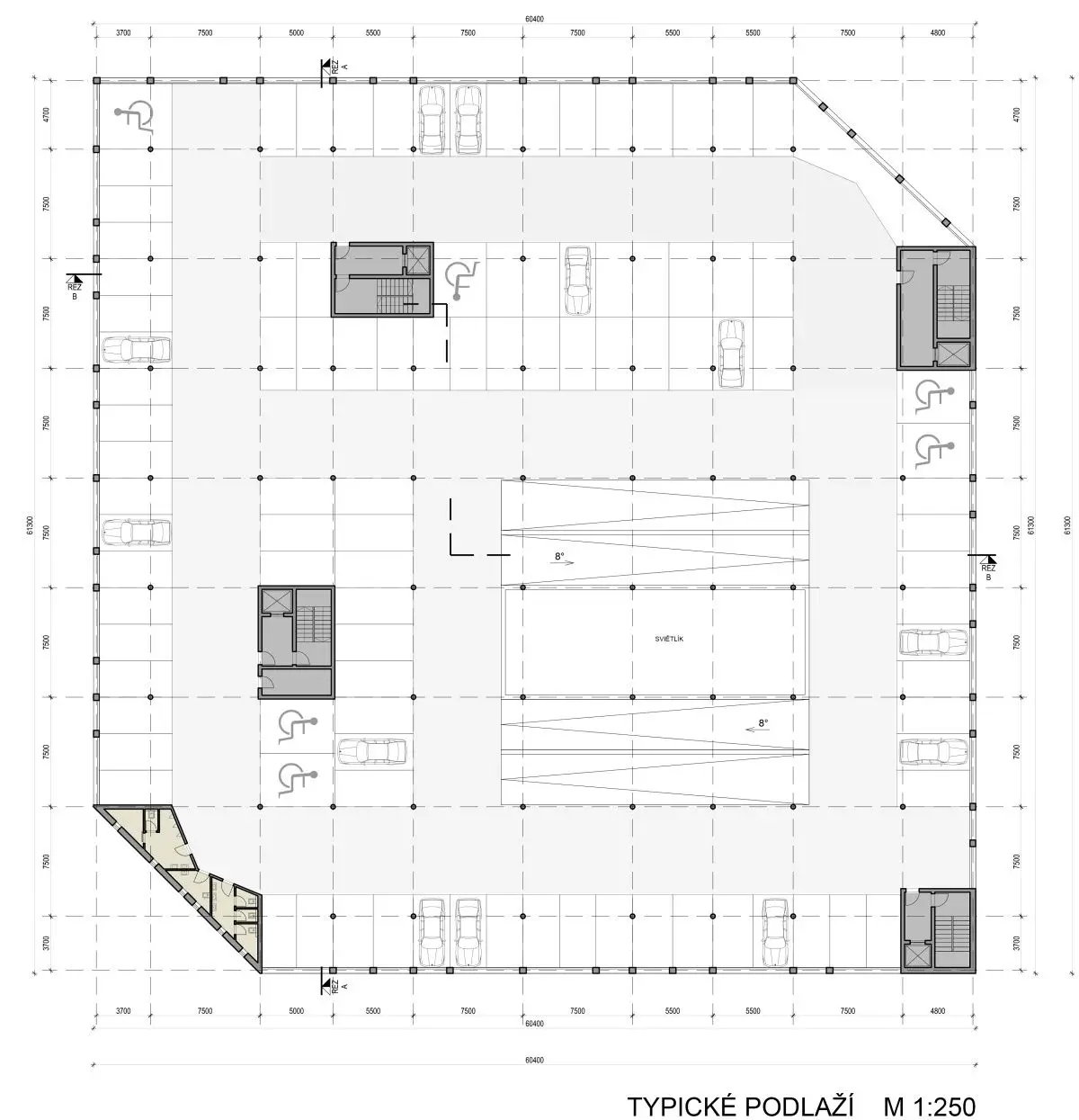 Parkovací dom pri krajskom úrade v Ostrave