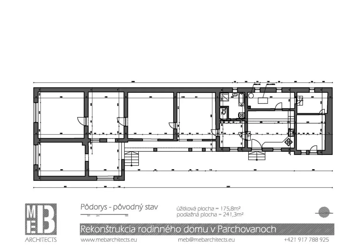 Rekonštrukcia rodinného domu v Parchovanoch